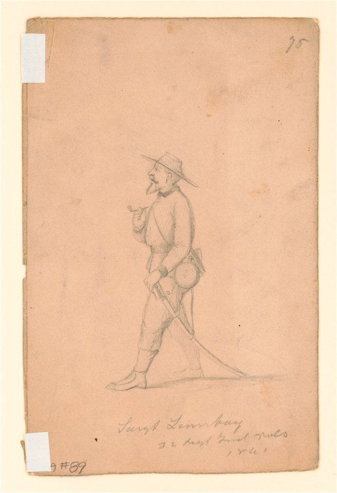 Sargeant Paul Lamberg, 32nd Regiment, Indiana Volunteers LCCN2017646096