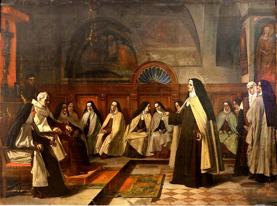 Santa Teresa de Jesús, de Benito Mercadé (Museo del Prado)