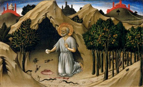 Sano di Pietro - Scenes from the Life of St Jerome - WGA20776