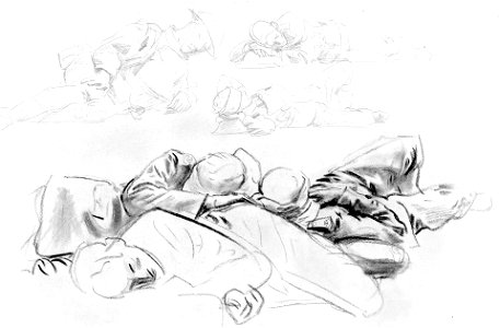 Sargent - Study for Gassed Soldiers