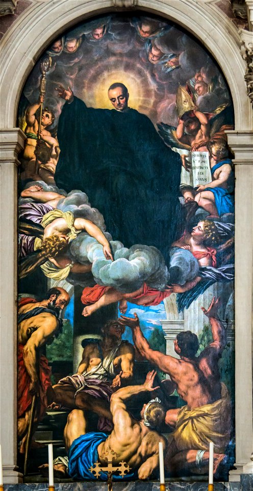Santa Giustina (Padua) - St. Maurus the Abbot by Valentin Le Fèvre