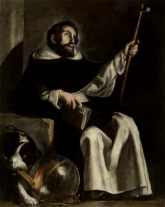 Santo Domingo de Guzmán, de Antonio del Castillo (Museo de Bellas Artes de Córdoba)