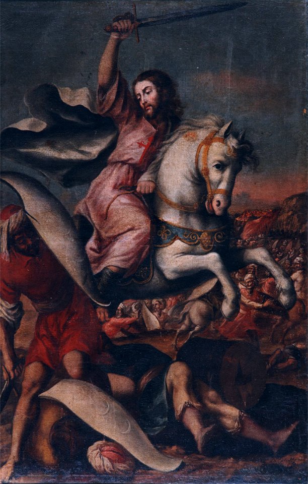 Santiago en la Batalla de Clavijo - Lucas Valdés Carrasquilla