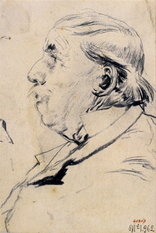 Santiago Rusiñol - Head of an Old Man - Google Art Project
