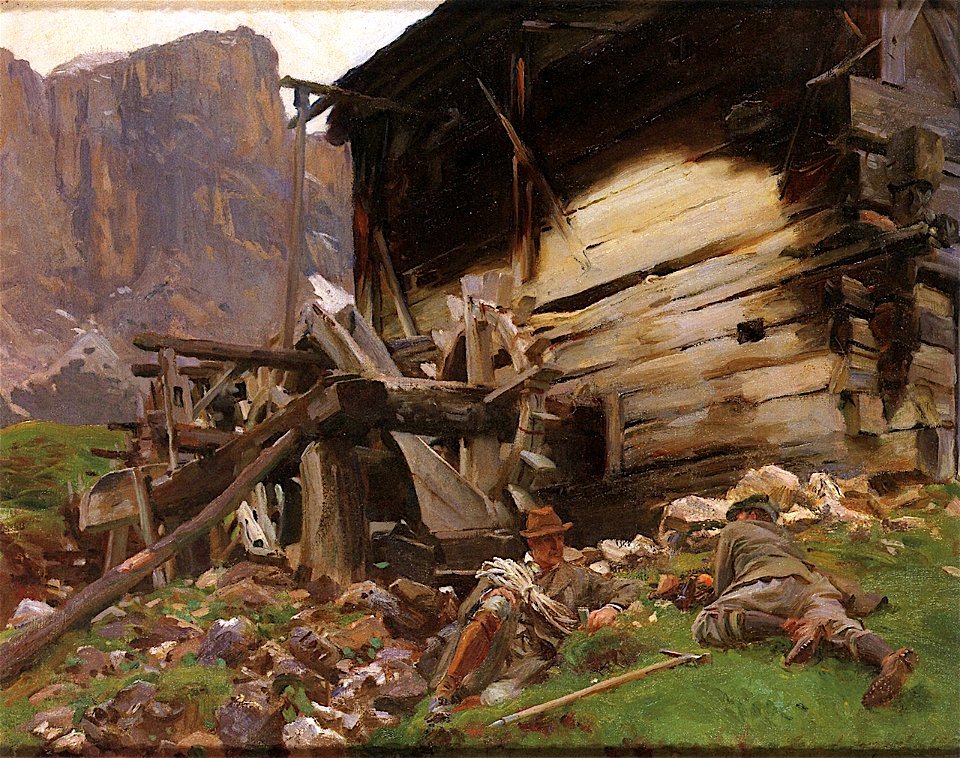 'In the Austrian Tyrol' by John Singer Sargent
