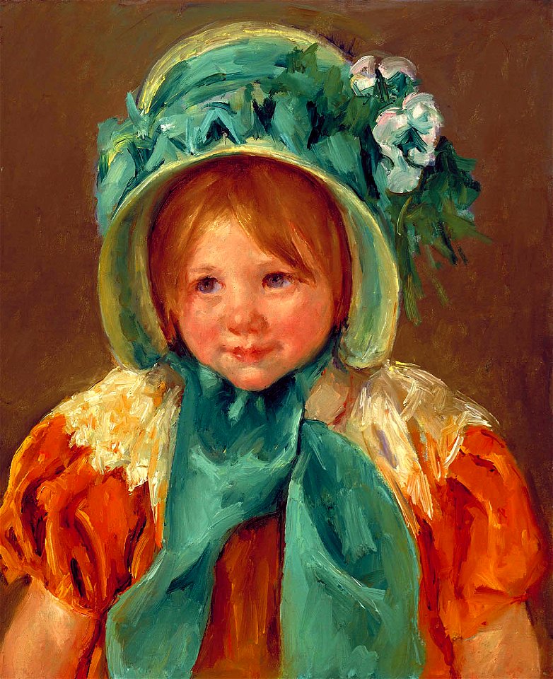 Sara in a Green Bonnet 1929.6.11 1a