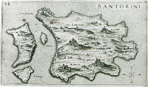 Santorini - Rosaccio Giuseppe - 1598