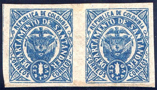 Santander 1889 Sc10 imperf