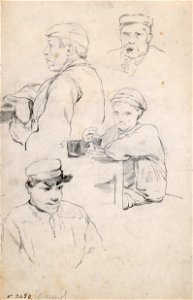 Santiago Rusiñol - Figures Study - Google Art Project