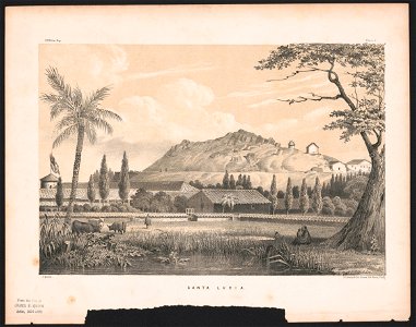 Santa Lucia - J. Queen ; P.S. Duval & Cos. Steam lith. Press, Phila. LCCN2014649314