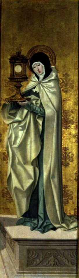 Santa Clara de Asís, atribuido a Alejo Fernández (Museo Lázaro Galdiano, Madrid)