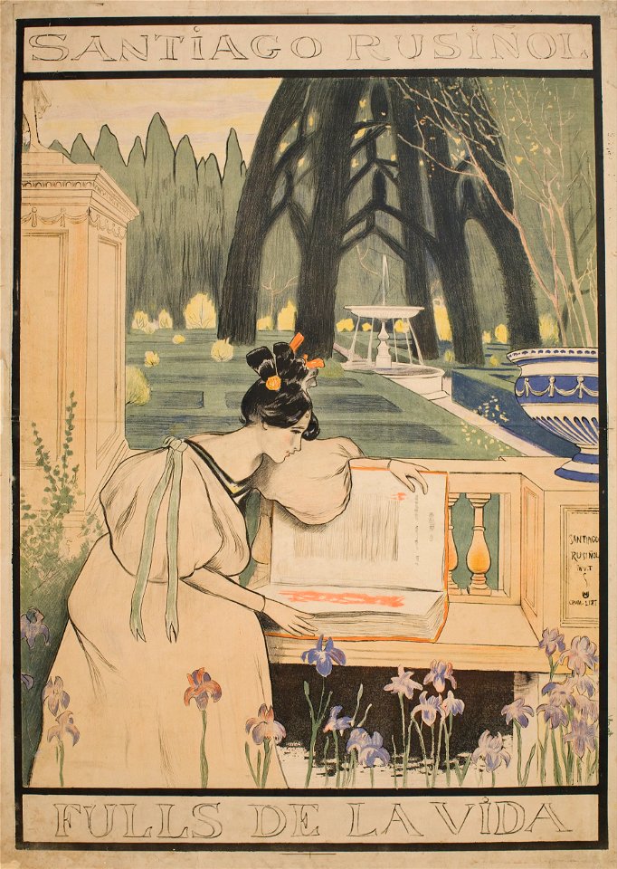 Santiago Rusiñol - Fulls de la vida - Google Art Project