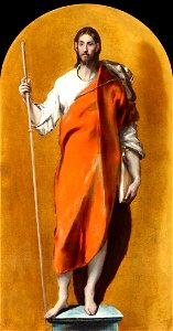 Santiago el Mayor peregrino, de El Greco. (Museo de Santa Cruz de Toledo)