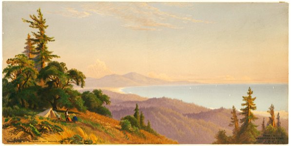 Santa Cruz Mts., Monterey Bay, Pacific Ocean 2 (Boston Public Library)