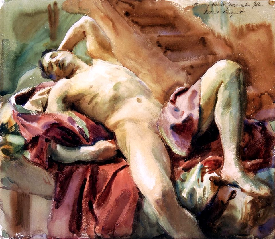 Sargent, John Singer (1856-1925) - ritratto di Nicola D'Inverno (1892)