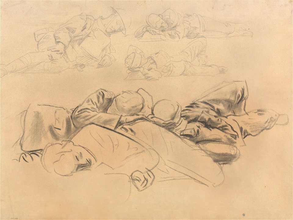 Study for Gassed Soldiers by John Singer Sargent 1918