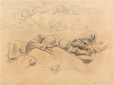 Study for Gassed Soldiers by John Singer Sargent 1918