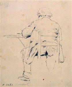 Santiago Rusiñol - Seated Man from Behind - Google Art Project