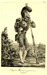 Sapeur mineur, en grande tenue (ex-Garde) (BM 1855,0414.87)