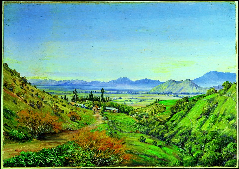 Santiago desde Apoquindo - Marianne North