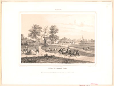 Saratoga. Highrock-Iodine and Empire Springs - drawn from nature by Aug. Köllner ; lith. by Deroy ; printed by Cattier. LCCN2014645294