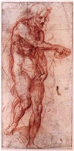 Andrea del Sarto - Study for the Baptism of the People - WGA00366