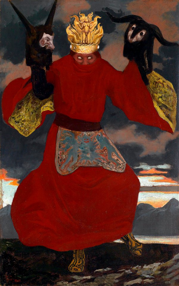 Sascha Alexander Schneider Der Schamane 1901