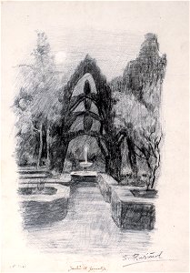 Santiago Rusiñol - Gardens of the Generalife - Google Art Project (588574)