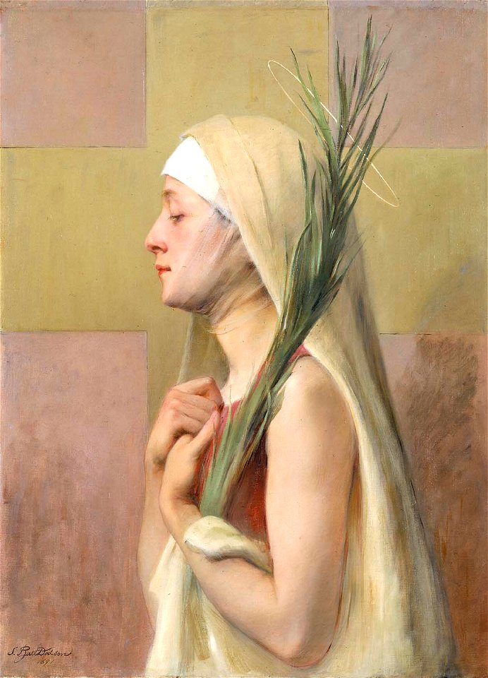 Sarah Paxton Ball Dodson - Une Martyre (Saint Thechla) - 1923.8.1 - Smithsonian American Art Museum