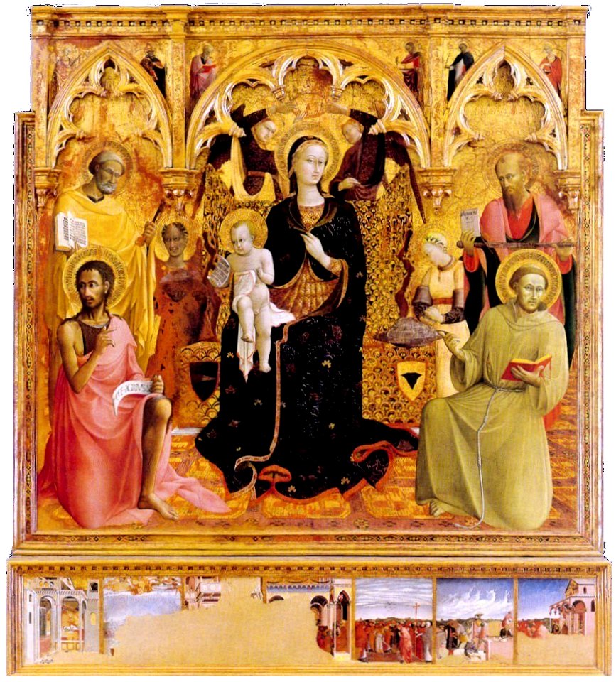 Sassetta - The Virgin and Child with Saints - WGA20853