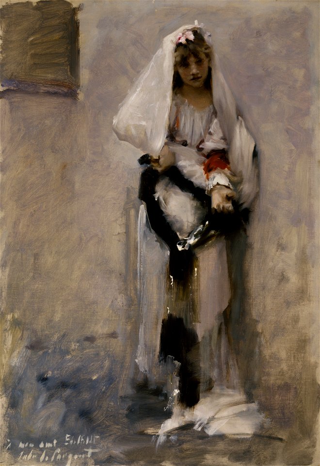 John Singer Sargent - A Parisian Beggar Girl (1877)
