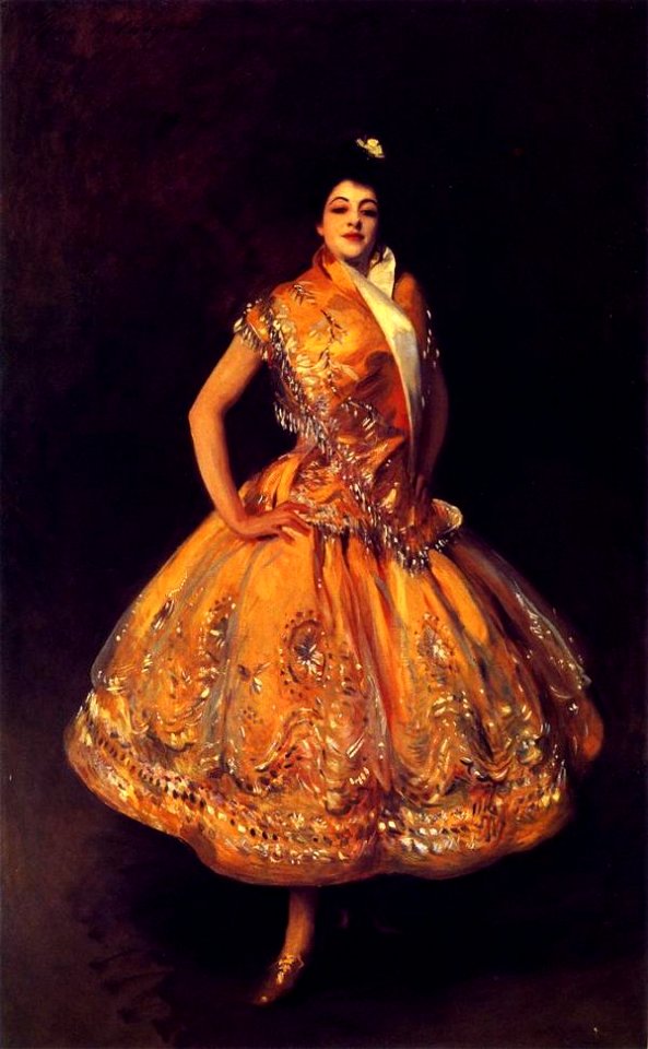 'La Carmencita' by John Singer Sargent, 1890, Musée d'Orsay