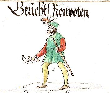Schwazer Bergbuch Abbildung 081 - Gerichtsfronpoten