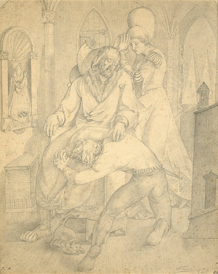 Sascha Schneider Die Rückkehr des verlorenen Sohns 1889