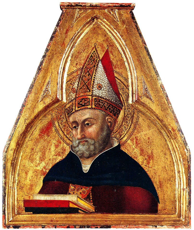 Sassetta, sant'agostino, collezione privata