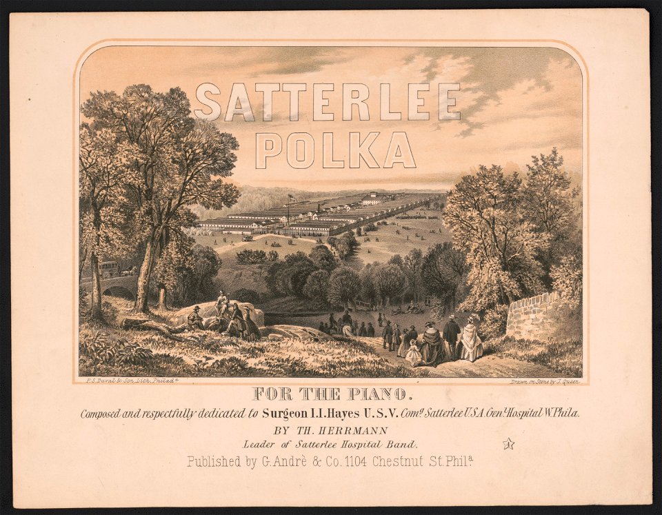 Satterlee polka for the piano - P.S. Duval & Son, Lith. Philada. ; drawn on stone by J. Queen. LCCN2014649315