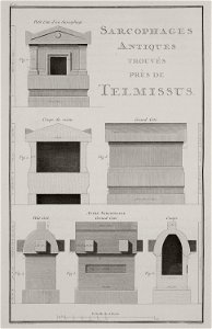 Sarcophages antiques trouvés près de Telmissus - Choiseul-gouffier Gabriel Florent Auguste De - 1782
