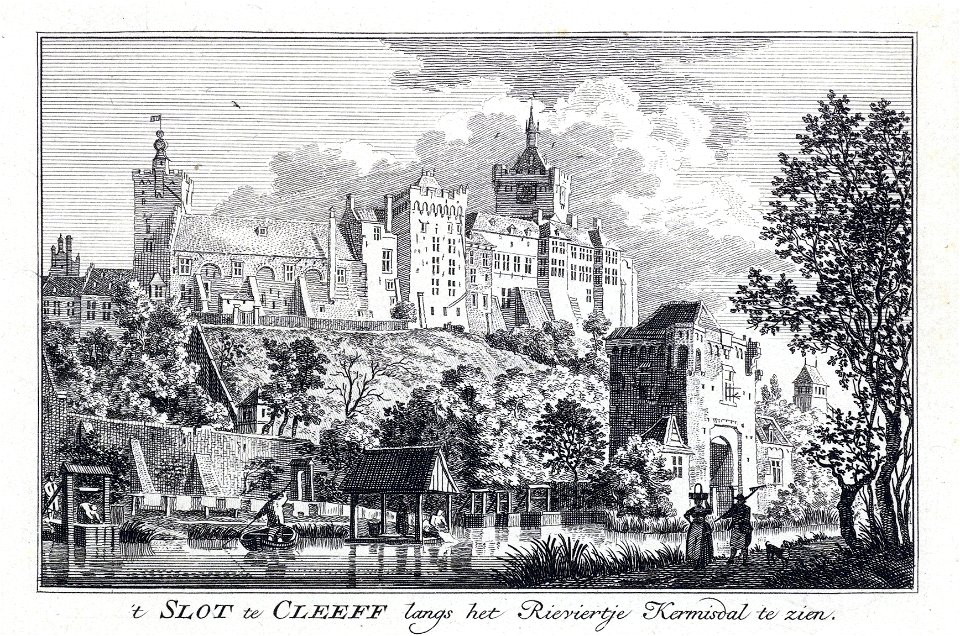 Schwanenburg te Kleef, Paulus van Liender, naar Jan de Beijer, 1758