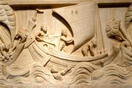 Sarcophagus with nautical scene Ny Carlsberg Glyptotek IN1299 n3