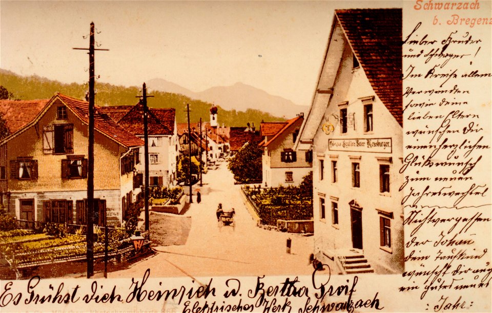 Schwarzach 1901-03