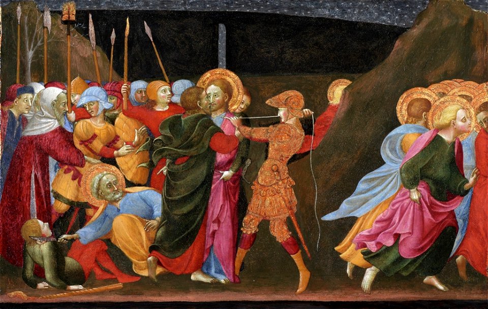 Sassetta. The Betrayal of Christ. 1437-1444 Detroit, Institute of Arts