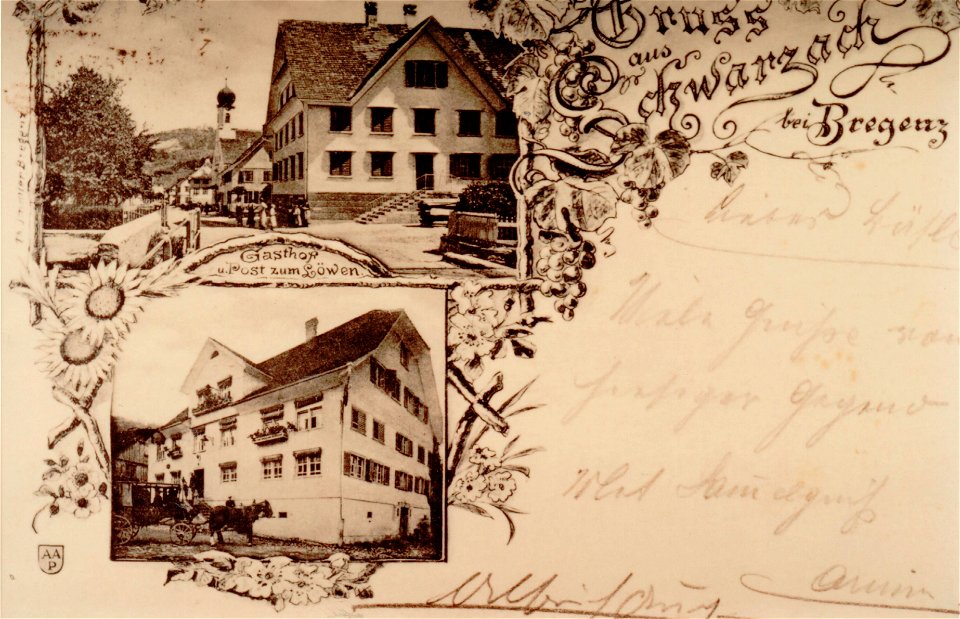 Schwarzach Gh Loewen 1900