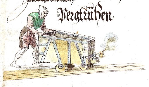 Schwazer Bergbuch Abbildung 045 - Pergtruhen