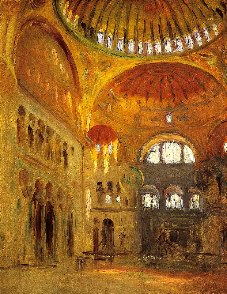 Interior of the Hagia Sophia