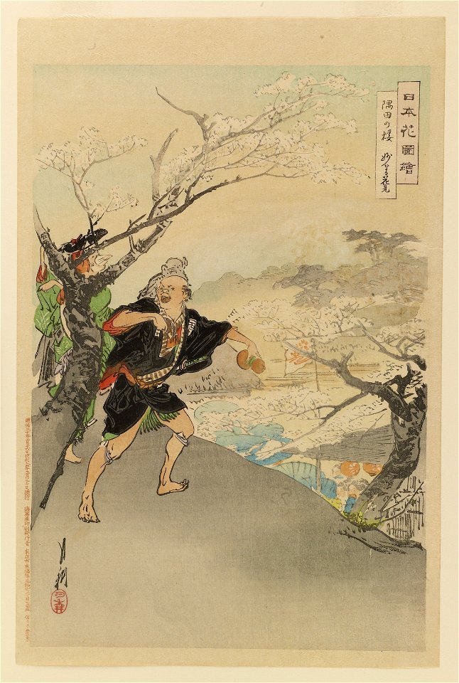 Sasaki Toyokichi - Nihon hana zue - Walters 95224