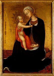 Sasetta. Madonna del'Humilita 1433 Pinacoteca Vaticana