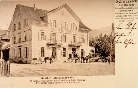 Schwarzach Gh Bregenzerwald 1900