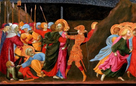 Sassetta - The Betrayal of Christ - 46.56 - Detroit Institute of Arts