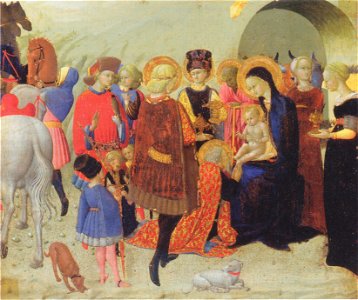 Sassetta - Anbetung der Heiligen Drei Könige - ca1430
