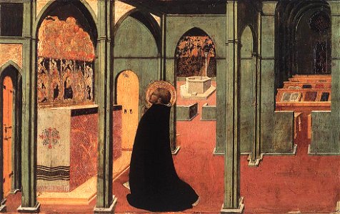 Sassetta - St Thomas Inspired by the Dove of the Holy Ghost - WGA20847